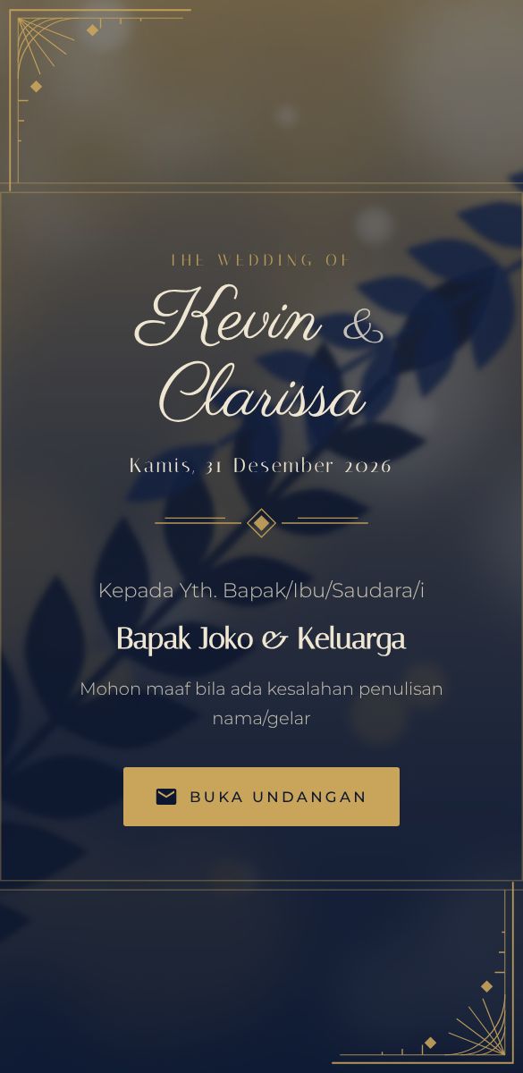 Tema Navy Gold